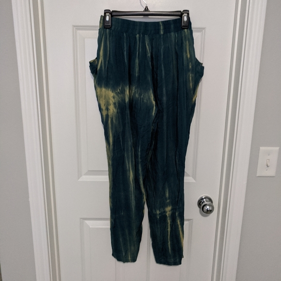 BP Collection Tie Dye Slouchy Harem Ankle Pants M - Picture 7 of 7